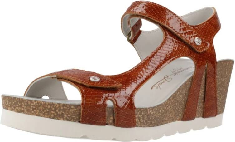 Panama Jack Wedges Brown Dames