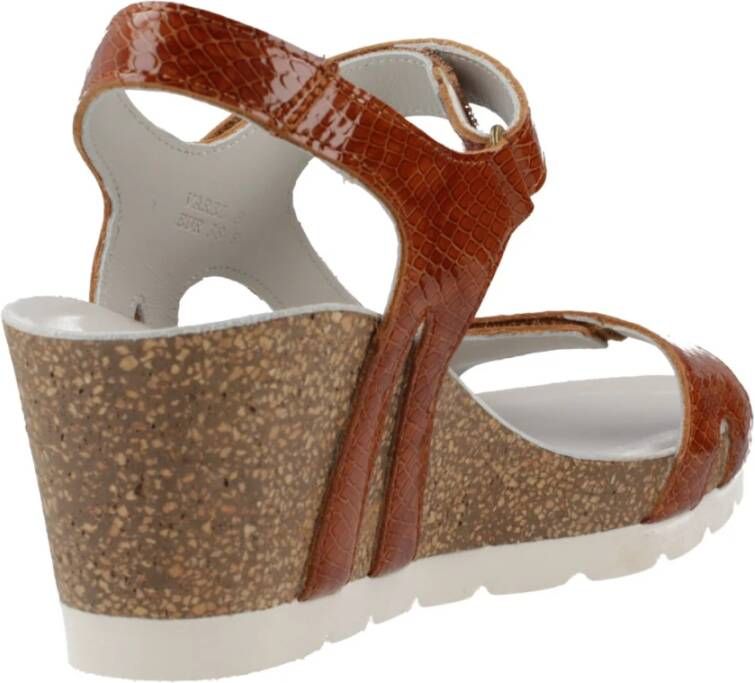 Panama Jack Wedges Brown Dames