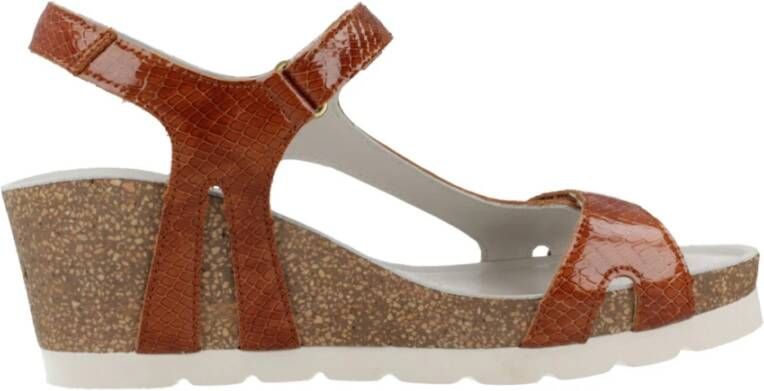 Panama Jack Wedges Brown Dames