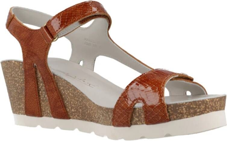 Panama Jack Wedges Brown Dames