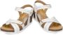Panama Jack Witte Leren Sleehak Sandalen White Dames - Thumbnail 2