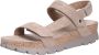 Panama Jack Platte Sandalen met Plakband Gray Dames - Thumbnail 12