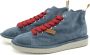 Panchic Basic Blauw Rood Enkellaarzen Blue Heren - Thumbnail 2