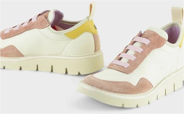 Panchic Dames Slip-On Nylon Suede Sneakers Multicolor Dames