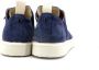 Panchic Blauwe Suède Sneakers met Oranje Veters Blue Heren - Thumbnail 4