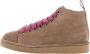 Panchic Beige Sneakers met Fuchsia Veters Beige Dames - Thumbnail 2
