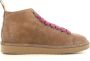 Panchic Beige Sneakers met Fuchsia Veters Beige Dames - Thumbnail 3