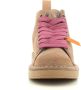 Panchic Beige Sneakers met Fuchsia Veters Beige Dames - Thumbnail 5