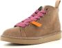 Panchic Beige Sneakers met Fuchsia Veters Beige Dames - Thumbnail 6