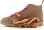 Panchic Beige Sneakers met Fuchsia Veters Beige Dames - Thumbnail 7