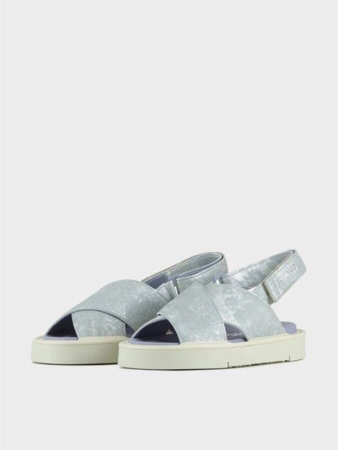 Panchic Flat Sandals Gray Dames
