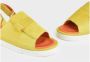 Panchic Flat Sandals Yellow Heren - Thumbnail 2