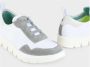 Panchic Heren Slip-On Nylon Suède Sneakers White Heren - Thumbnail 2