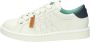 Panchic Witte leren sneakers met brede witte veters White Heren - Thumbnail 19