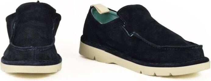 Panchic Leren Rubberen Zoolschoenen Blue Heren