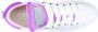 Panchic Paarse Leren Vetersneakers White Dames - Thumbnail 3