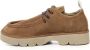 Panchic Platte veterschoenen in Brandy suède - Thumbnail 2