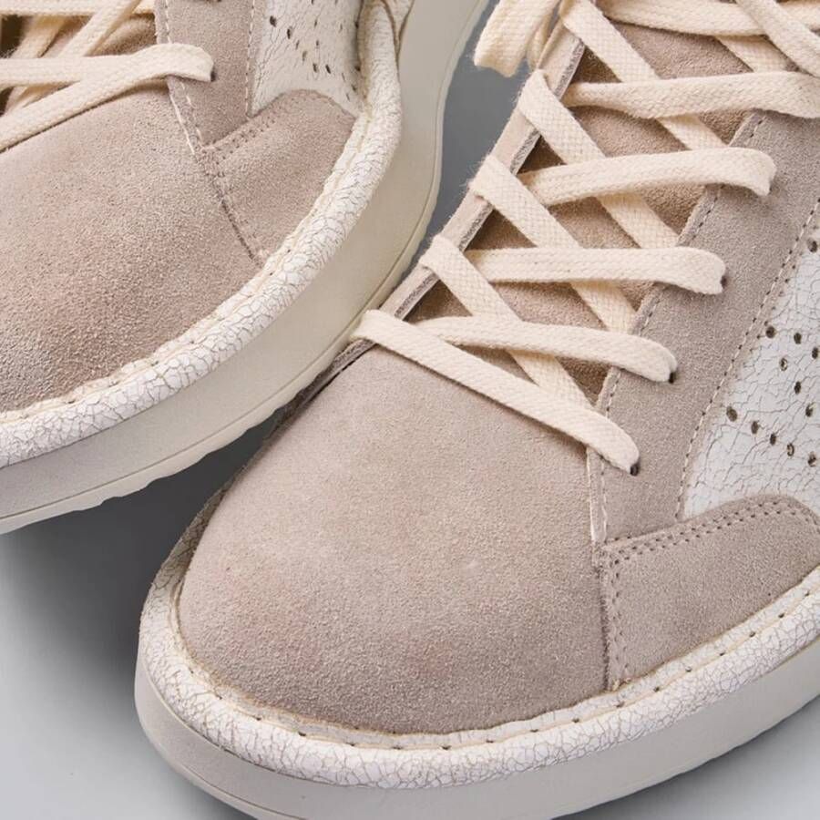 Panchic Schoenen met veters en ivoorkleurig bovenwerk