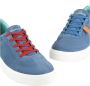 Panchic Blauwe Suède Sneakers met Leren Details Blue Heren - Thumbnail 8