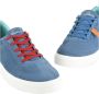 Panchic Blauwe Suède Sneakers met Leren Details Blue Heren - Thumbnail 11