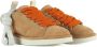 Panchic Stijlvolle Sneakers Orange Heren - Thumbnail 14
