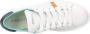 Panchic Witte leren sneakers met brede witte veters White Heren - Thumbnail 6
