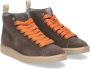 Panchic Suède Sneakers met Oranje Veters - Thumbnail 2
