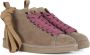 Panchic Beige Sneakers met Fuchsia Veters Beige Dames - Thumbnail 13