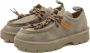 Panchic Beige Veterschoenen van Suède Beige Dames - Thumbnail 6