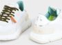 Panchic Wit Nylon Suède Leren Sneakers White Heren - Thumbnail 2