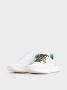Panchic Wit Nylon Suède Leren Sneakers White Heren - Thumbnail 4