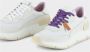 Panchic Witte Mesh Sneakers met Spiegelend Leer White Dames - Thumbnail 2