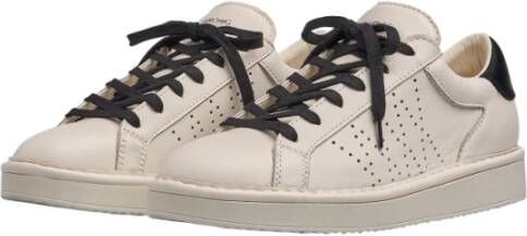 Panchic Witte Sneakers met Zwarte Spoiler