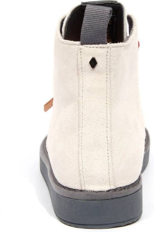 Panchic Witte Suède Mid Cut Schoenen