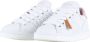 Panchic Witte Veterschoenen met Roze Achterspoiler White Dames - Thumbnail 2