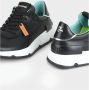Panchic Zwart-Zilver Leren Sneakers Black Heren - Thumbnail 2
