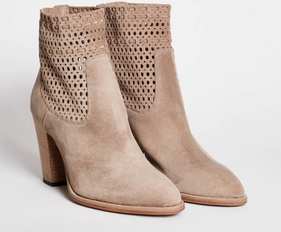 Pantanetti Ankle Boots Beige Dames