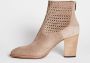 Pantanetti Ankle Boots Beige Dames - Thumbnail 3