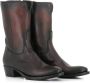 Pantanetti Bruine leren enkellaarzen met rits Brown Dames - Thumbnail 2