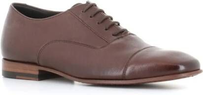 Pantanetti Bruine Leren Platte Schoenen Brown Dames