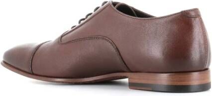 Pantanetti Bruine Leren Platte Schoenen Brown Dames