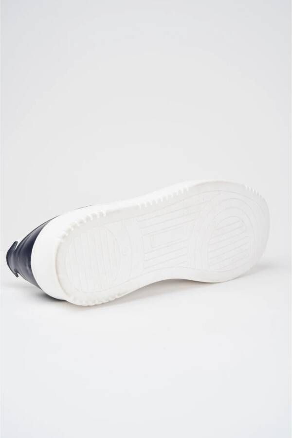 Pantofola D'Oro Blauwe Leren Heren Sneaker Stijl White Heren