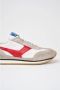 Pantofola D'Oro Blauwe Leren Sneakers Trainer '74 Multicolor Heren - Thumbnail 4