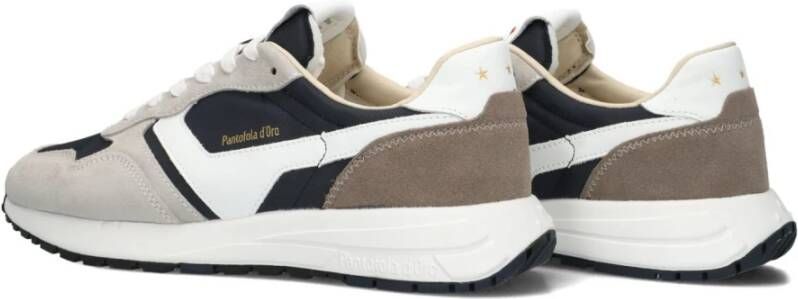 Pantofola d'Oro Blauwe Suède Lage Sneakers