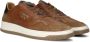Pantofola d'Oro Sirmione Low Sneakers Leren Sneaker Heren Cognac - Thumbnail 15