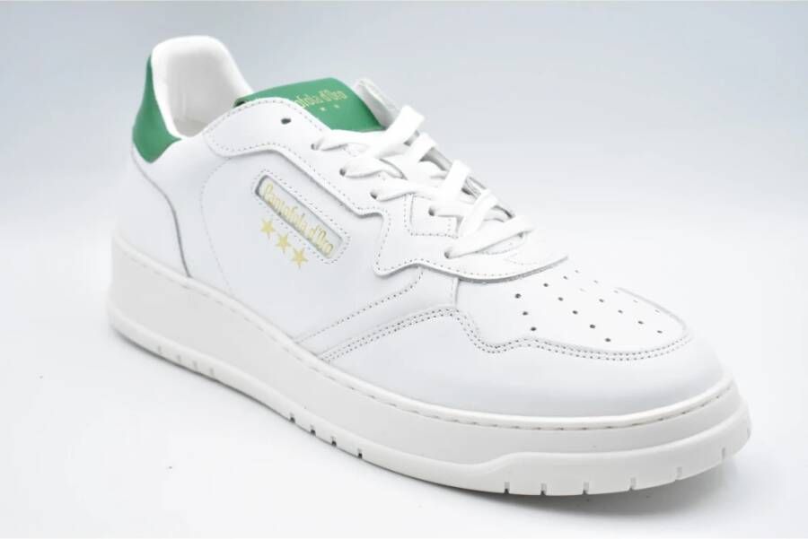 Pantofola D'Oro Groen Witte Veterschoenen White Heren