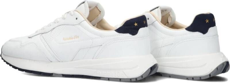 Pantofola d'Oro Heren Casual Witte Leren Sneakers