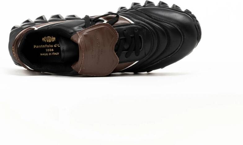 Pantofola D'Oro Heren Sneakers Zwart Wit Bruin Black Heren
