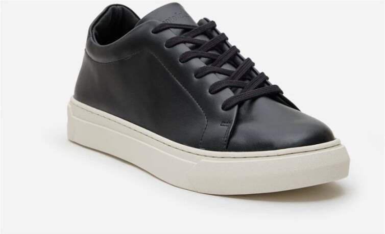 Pantofola D'Oro Luxe witte leren sneakers Black Heren