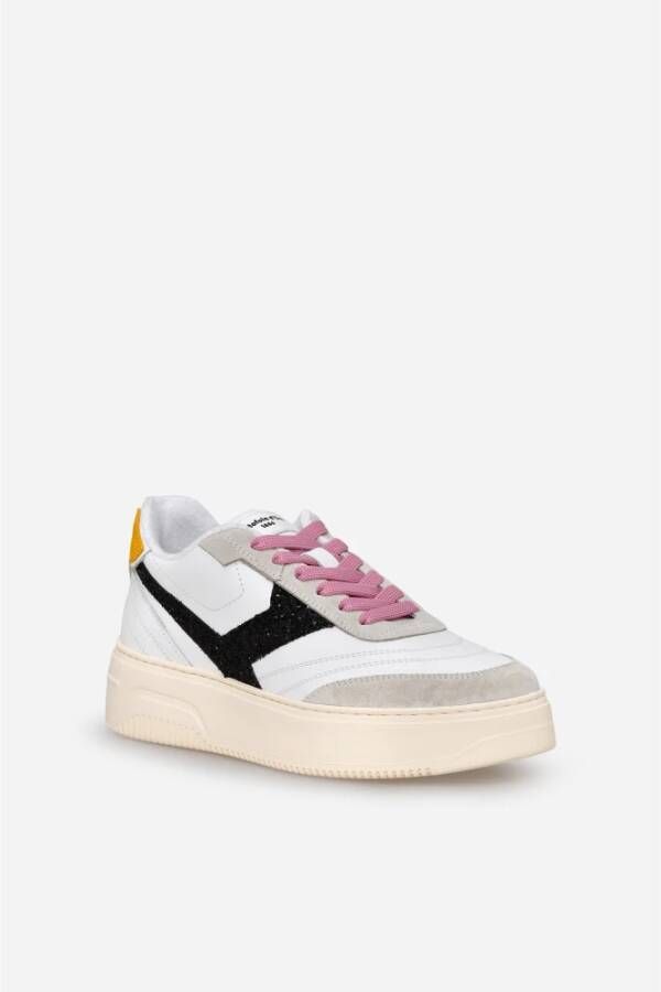 Pantofola D'Oro Roze Dames Sneakers met Glitterdetails Multicolor Dames